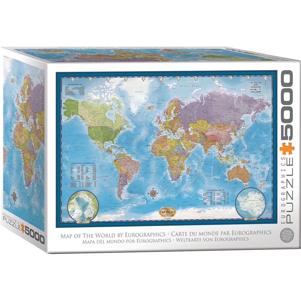 Eurographics - Map Of The World 5000 Piece - Jigsaw Puzzle
