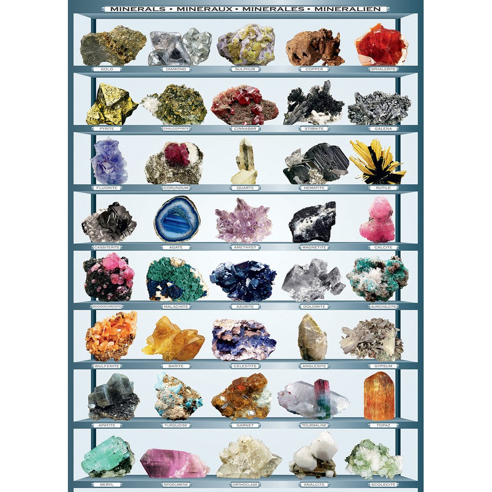 Eurographics - Minerals Of The World - Jigsaw Puzzle