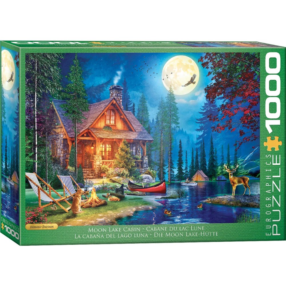 Eurographics - Moon Lake Cabin 1000 Piece - Jigsaw Puzzle