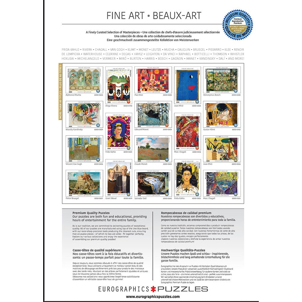 Puzzle - Eurographics - Munch; The Scream 1000pc Eur