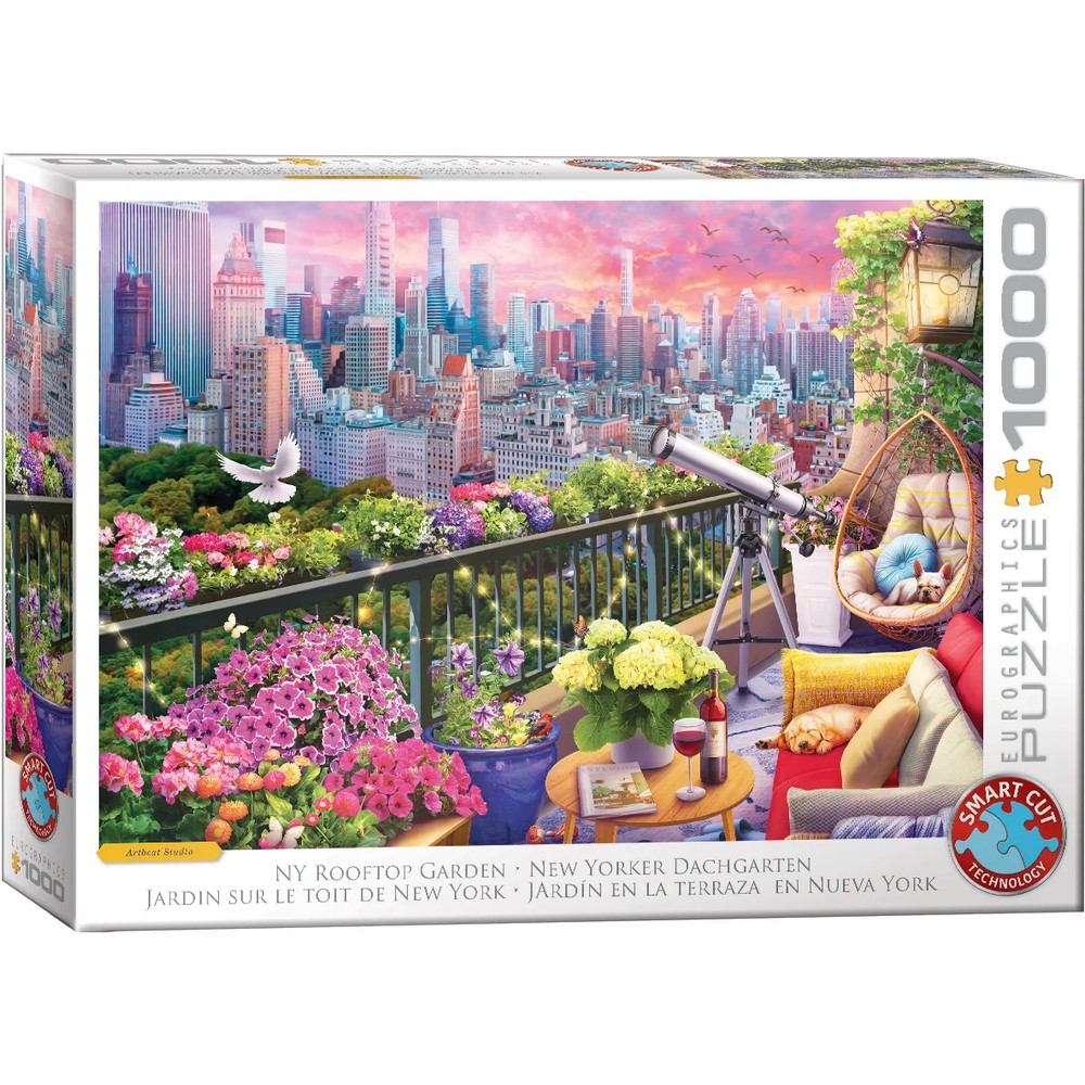 Eurographics - Ny Rooftop Garden 1000 Piece - Jigsaw Puzzle
