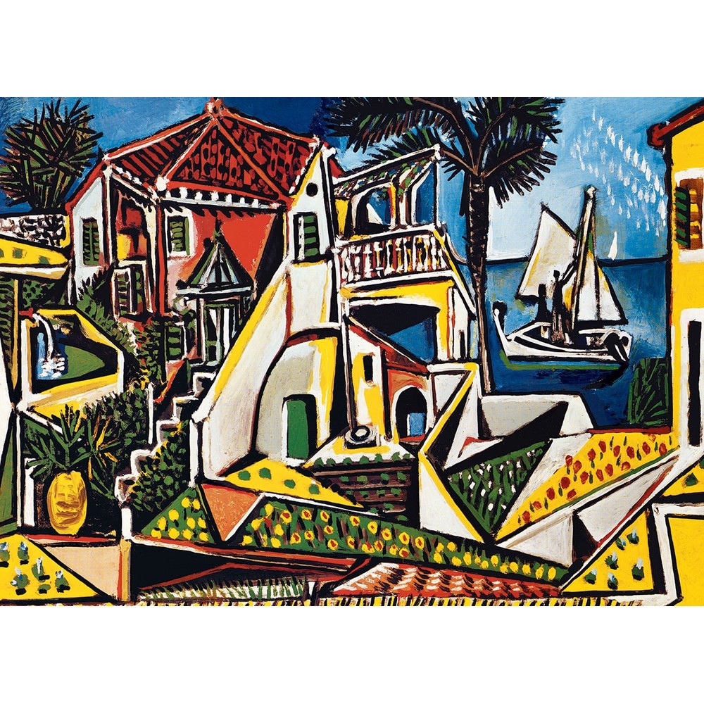 Eurographics - Picasso;Mediterranean Landscp - Jigsaw Puzzle