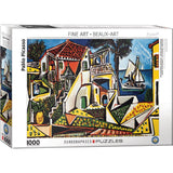Eurographics - Picasso;Mediterranean Landscp - Jigsaw Puzzle