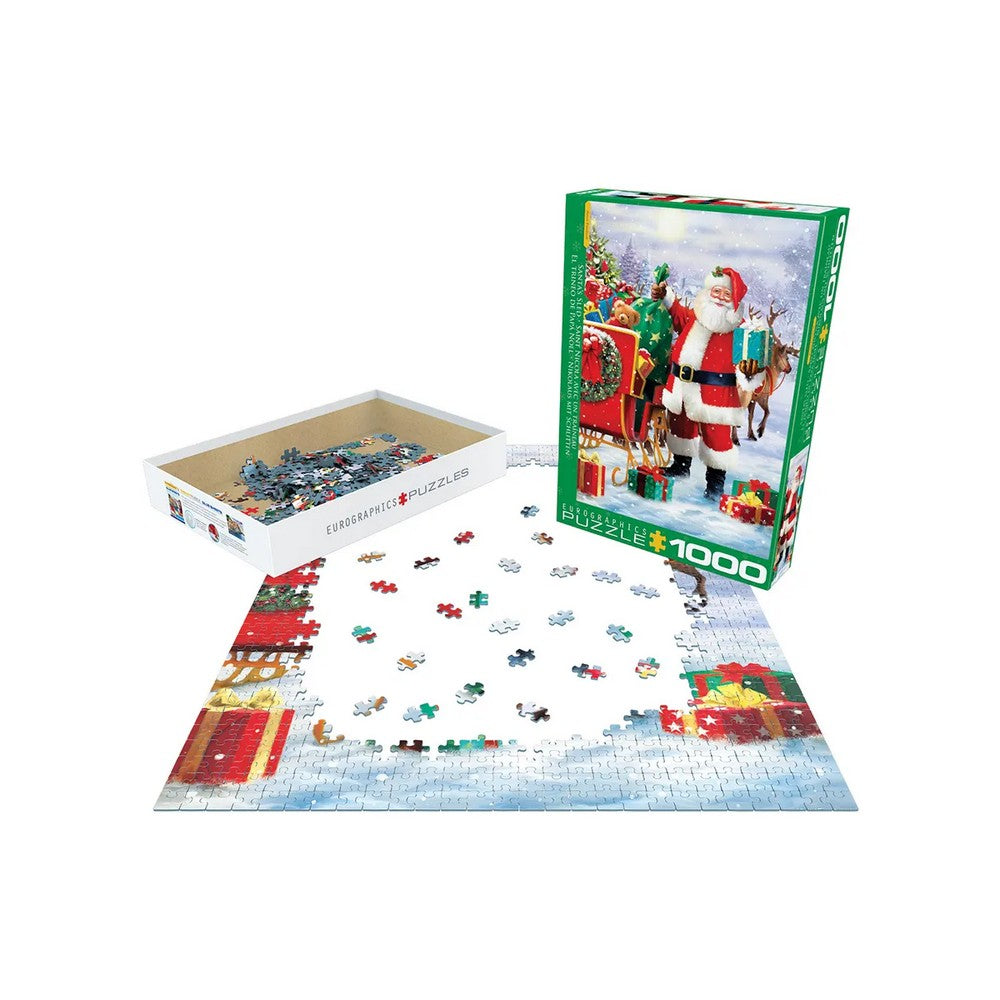 Puzzle - Eurographics - Santa With Sled 1000pc