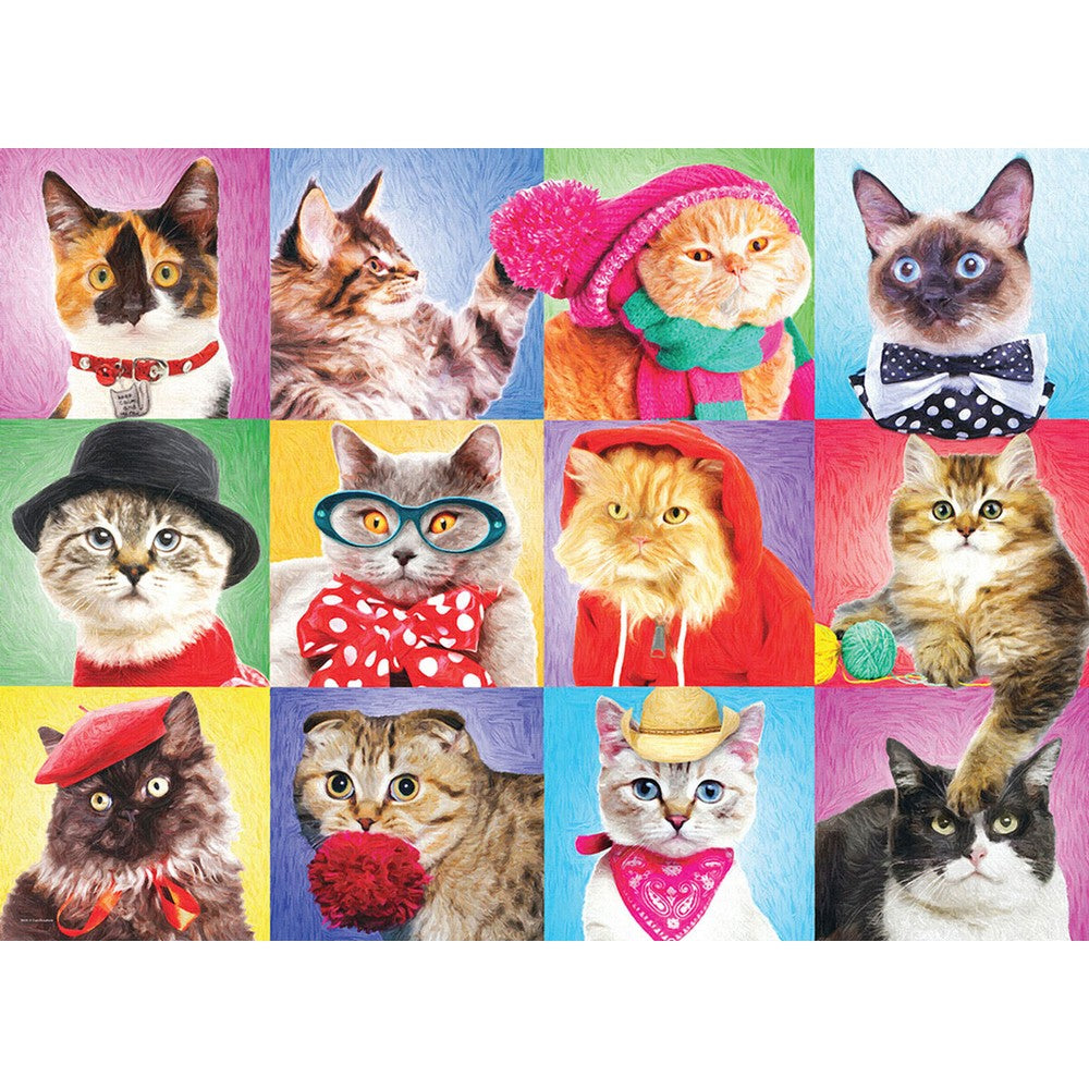 Puzzle - Eurographics - Silly Cats 300pcxxl