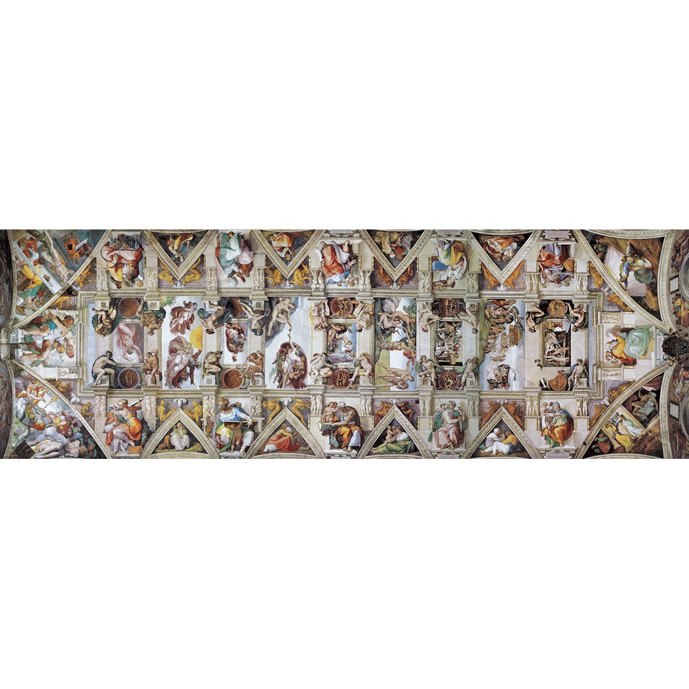 Eurographics - Sistine Chapel Ceiling Panoram - Jigsaw Puzzle