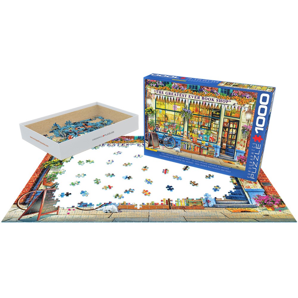 Eurographics - The Greatest Bookstore 1000 Piece - Jigsaw Puzzle
