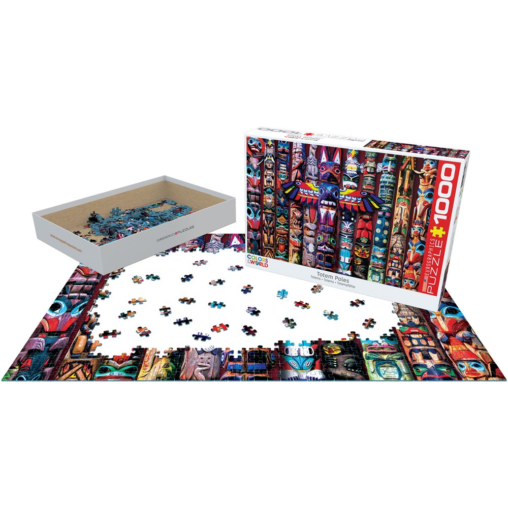 Eurographics - Totem Poles 1000 Piece - Jigsaw Puzzle