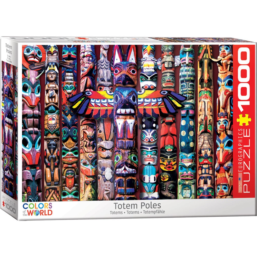 Eurographics - Totem Poles 1000 Piece - Jigsaw Puzzle
