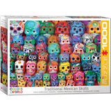 Eurographics - Traditional Mexican Skulls - Jigsaw Puzzle