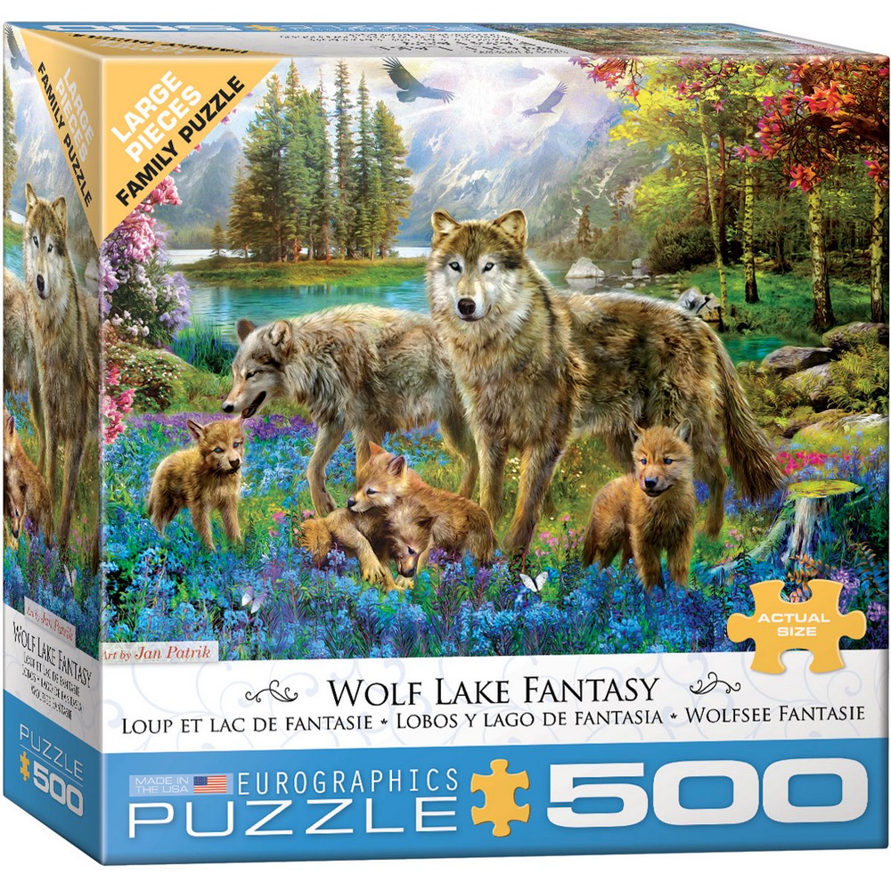 Eurographics - Wolf Lake Fantasy 500pcxl - Jigsaw Puzzle