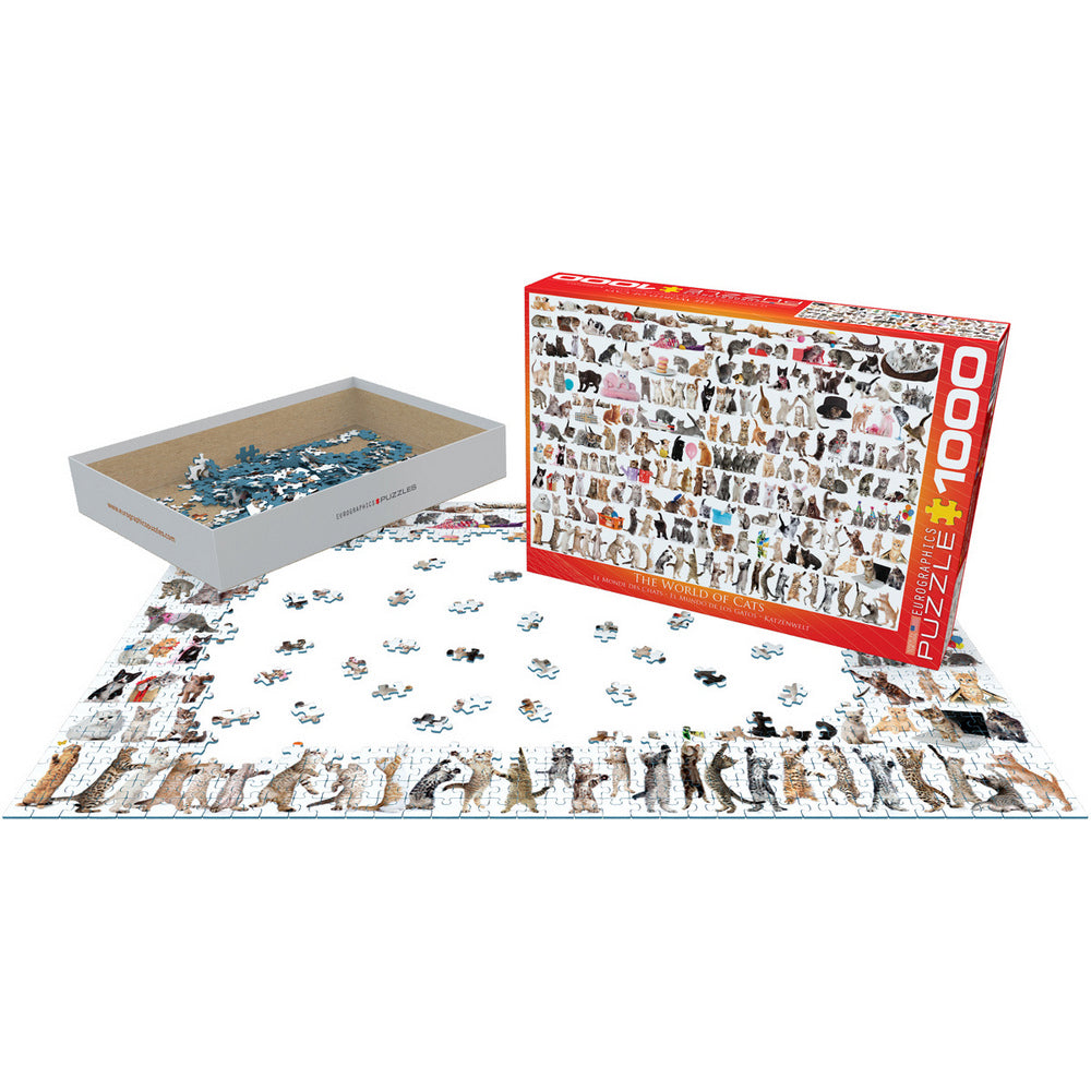 Eurographics - World Of Cats 1000 Piece - Jigsaw Puzzle
