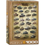Eurographics - World War Ii Tanks 1000 Piece - Jigsaw Puzzle