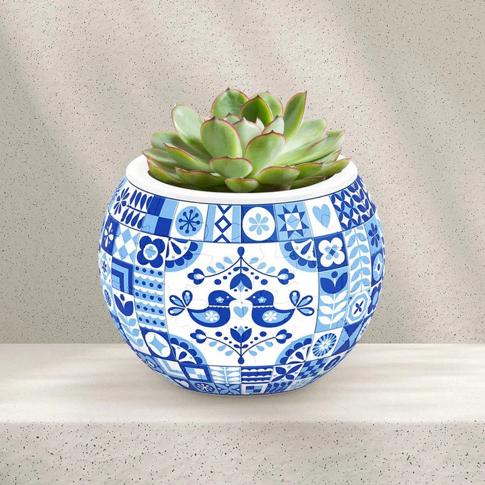 Puzzle - 3D - Flowerpot - Danish Folklore