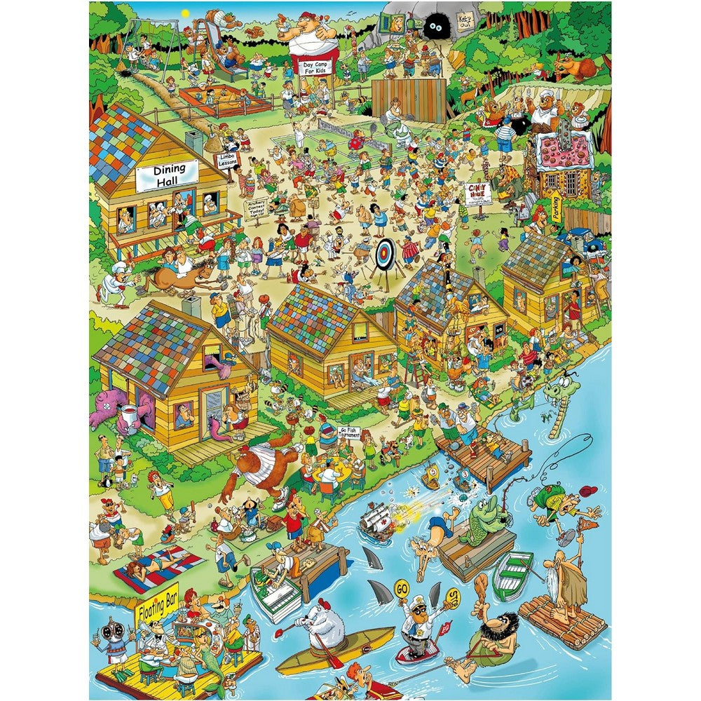 Puzzle - Ceaco - Comic Crowds Campsite 750Pc
