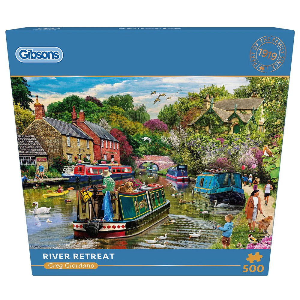 Gibsons - River Retreat 500 Piece - Jigsaw Puzzle