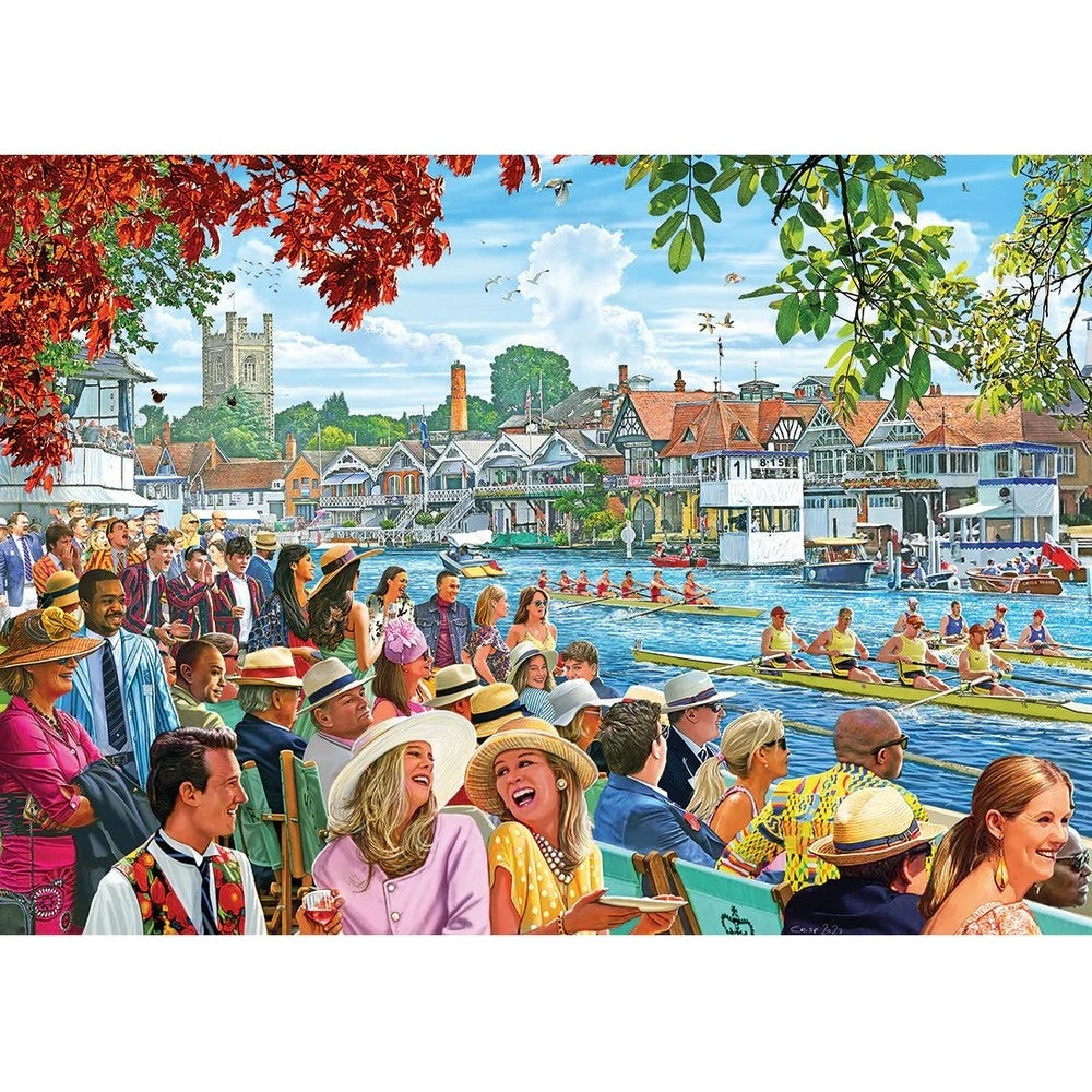Puzzle - Gibsons - Rowing At The Regatta 1000Pc