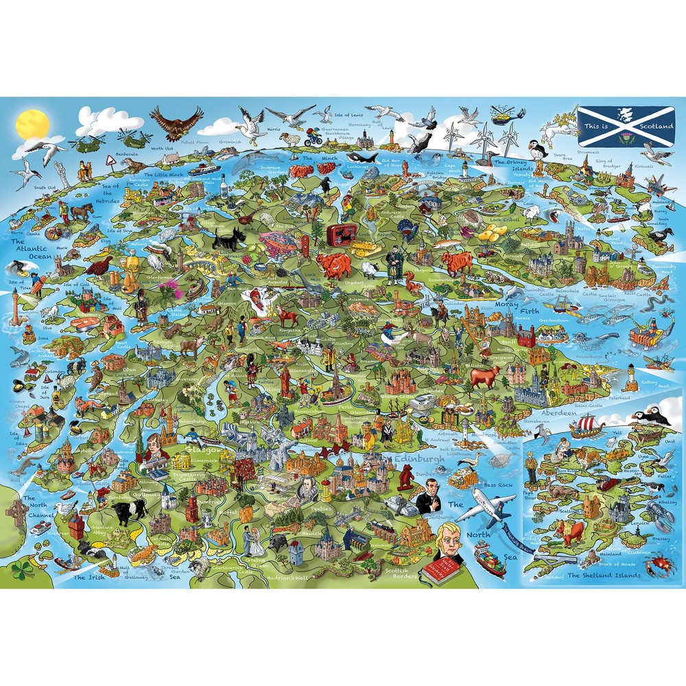 Gibsons - This Is Scotland 1000 Piece - Jigsaw Puzzle