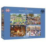 Puzzle - Gibsons - Village Celebrations 4 X 500Pc