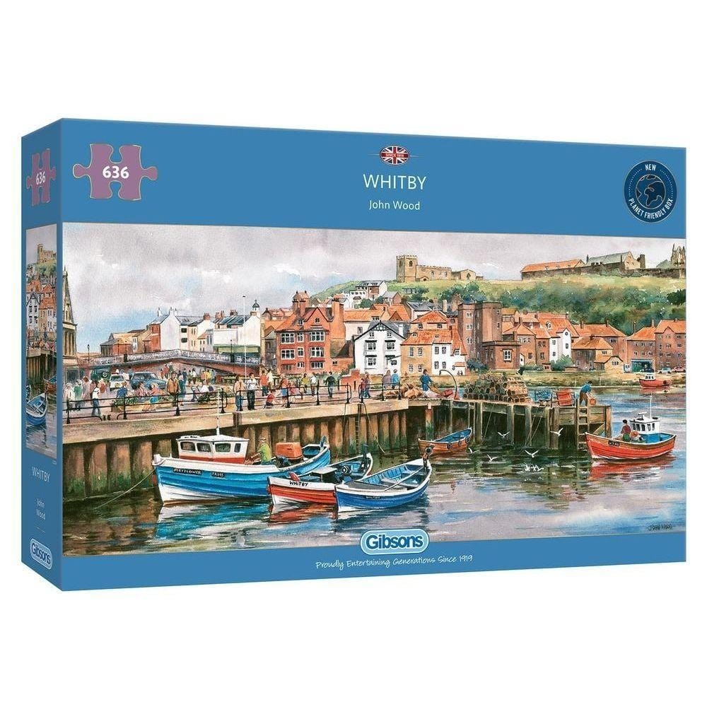 Gibsons - Whitby Harbour 636 Piece - Jigsaw Puzzle