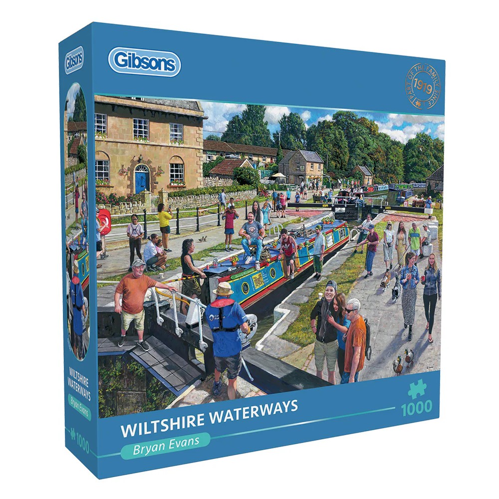 Gibsons - Wiltshire Waterways 1000 Piece - Jigsaw Puzzle