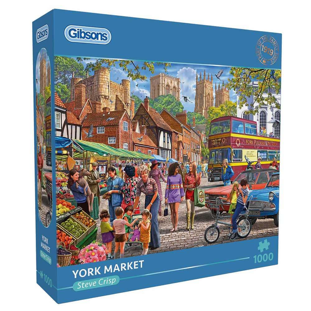 Gibsons - York Market 1000 Piece - Jigsaw Puzzle