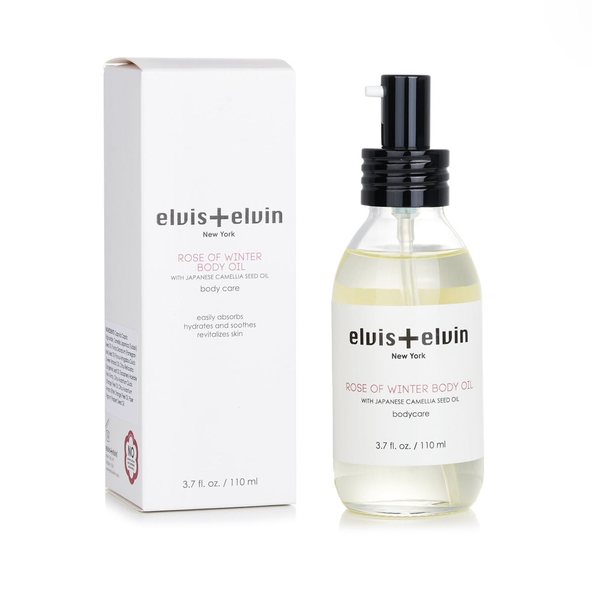 Elvis + Elvin - Rose Of Winter Body Oil  - 110ml/3.7oz