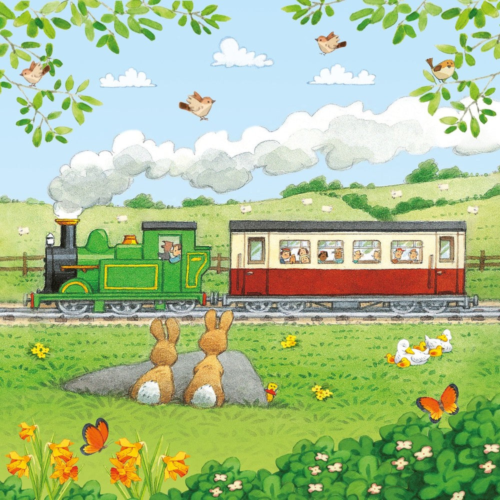 Trains Book & 3 Jigsaws