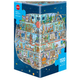 Puzzle - Heye - Triangular Box - Adolfsson Spaceship 1500Pc