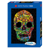 Heye - Burgerman; Doodle Skull 1000 Piece - Jigsaw Puzzle