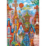 Puzzle - Heye - Charming Village Blue Gate 500
