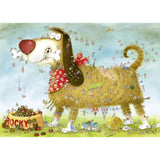 Puzzle - Heye - Triangular Box - Degano; Dog's Life 1000Pc