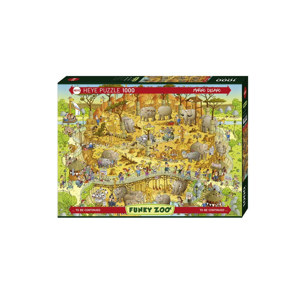 Heye - Funky Zoo; African Habitat - Jigsaw Puzzle
