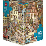 Heye - Triangular Box - Gobel&Knorr; Market Place 1000 - Jigsaw Puzzle