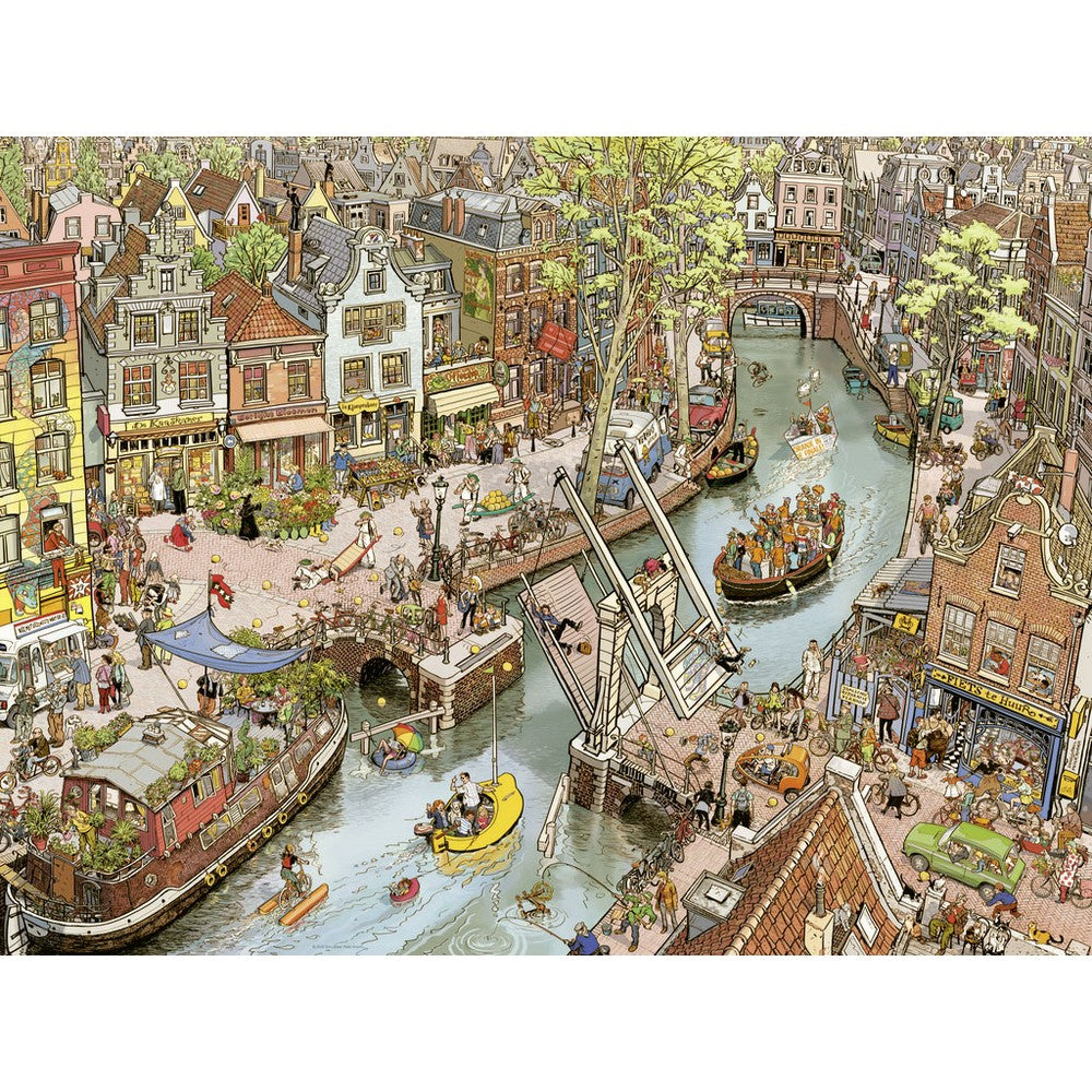 Puzzle - Heye - Triangular Box - Gobel/Knorr;Say Cheese! 1500Pc
