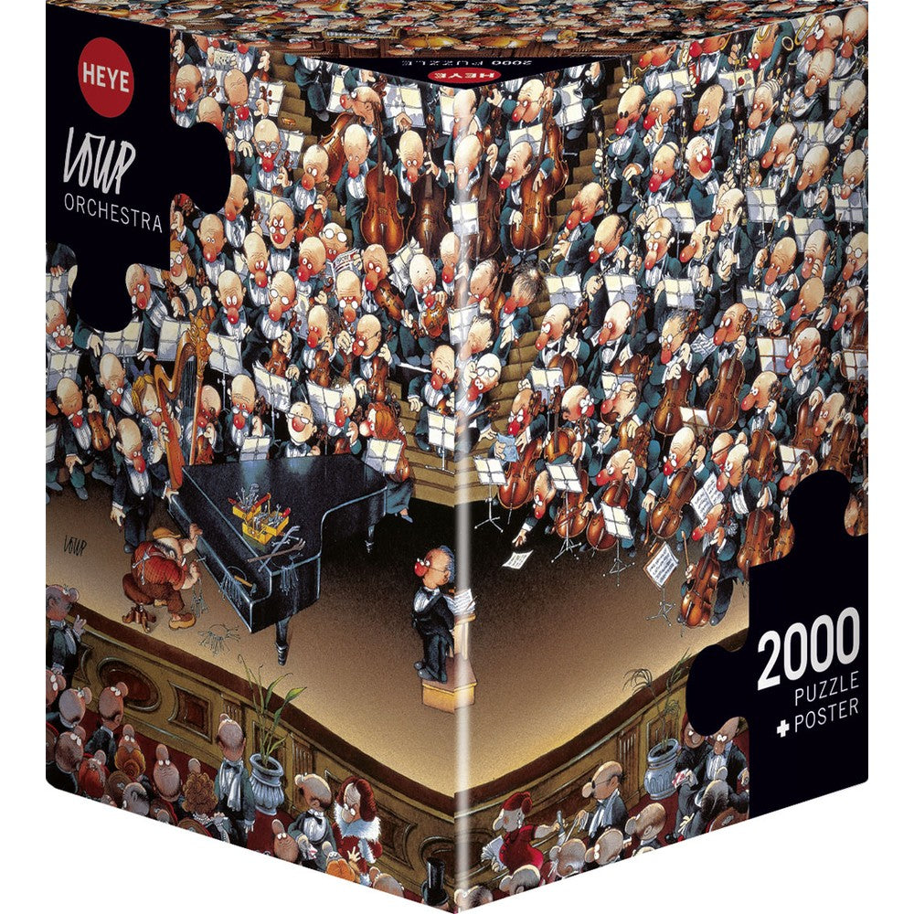 Puzzle - Heye - Triangular Box - Loup; Orchestra 2000Pc