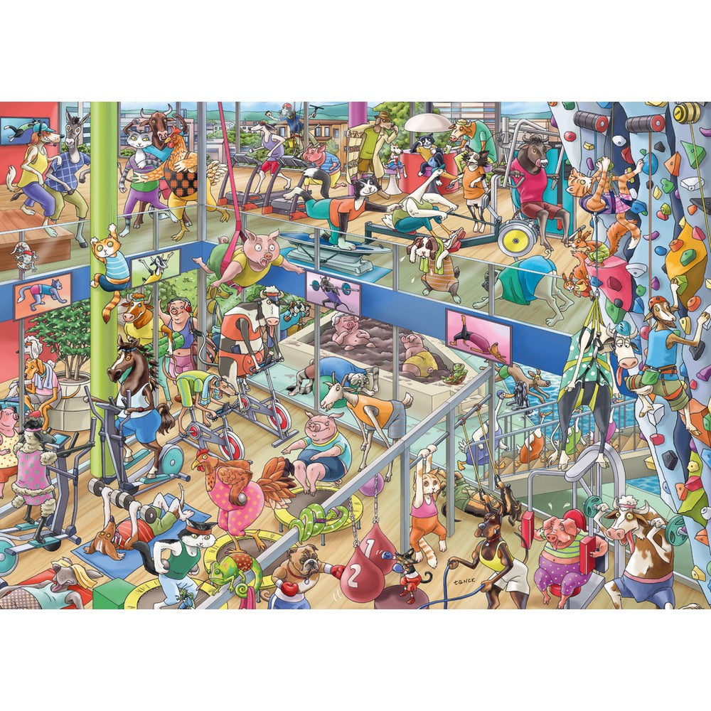 Puzzle - Heye - Triangular Box - Paul; Pet Gym 1000Pc