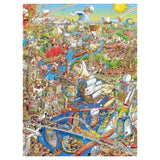 Puzzle - Heye - Triangular Box -  Prades; History River 1500Pc