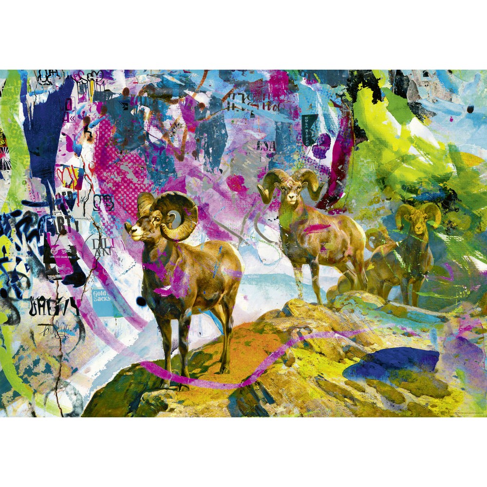 Puzzle - Heye - Rebrush!; Big Horns 1000Pc