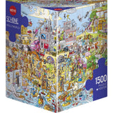Heye - Triangular Box - Schone; Hollyworld 1500 Piece - Jigsaw Puzzle