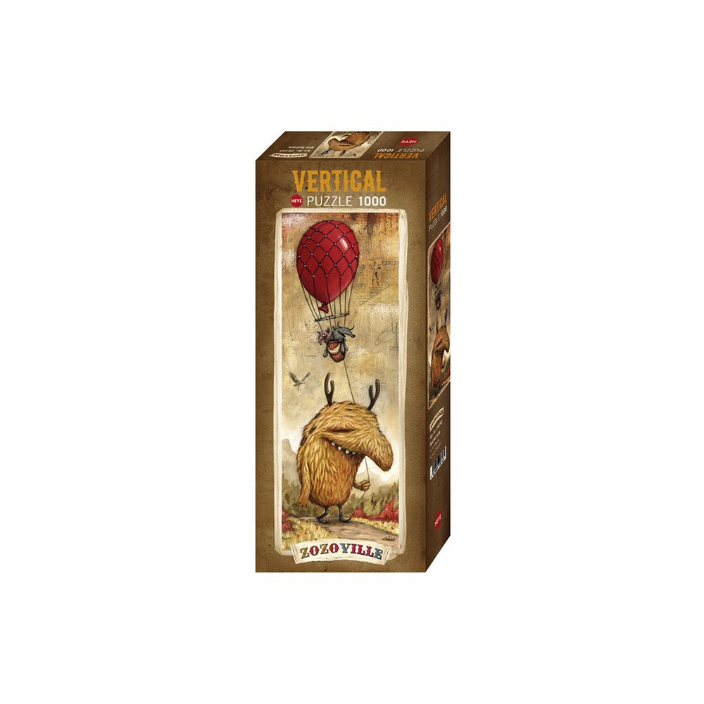 Heye - Panorama; Zozoville; Red Balloon 1000 Piece - Jigsaw Puzzle
