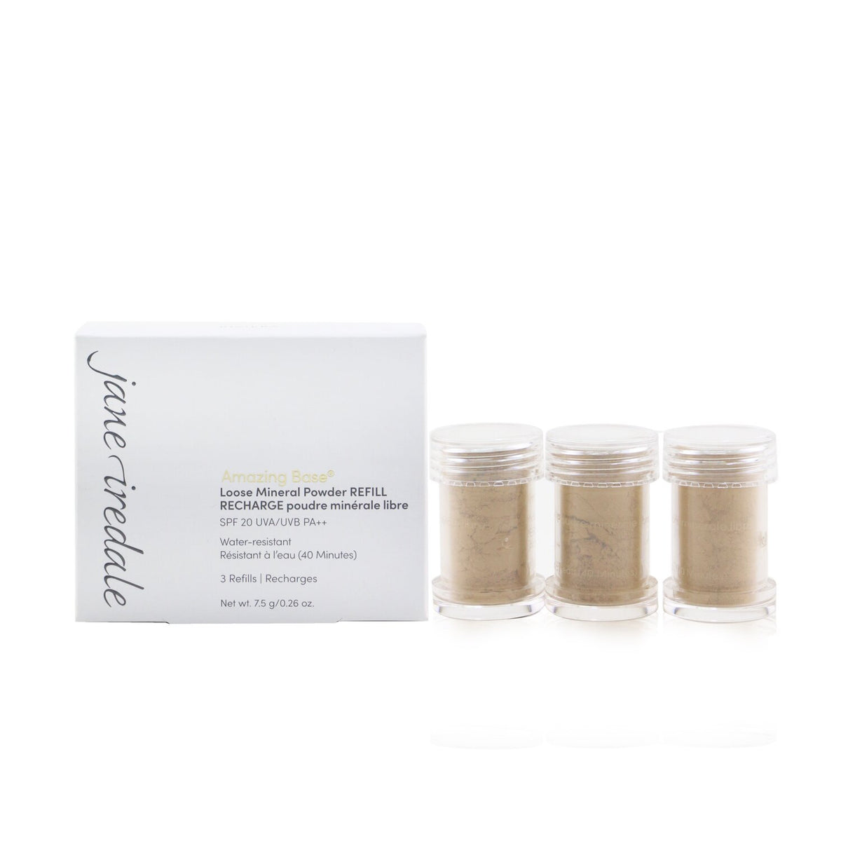 Jane Iredale - Amazing Base Loose Mineral Powder SPF 20 Refill - Riviera  - 3x2.