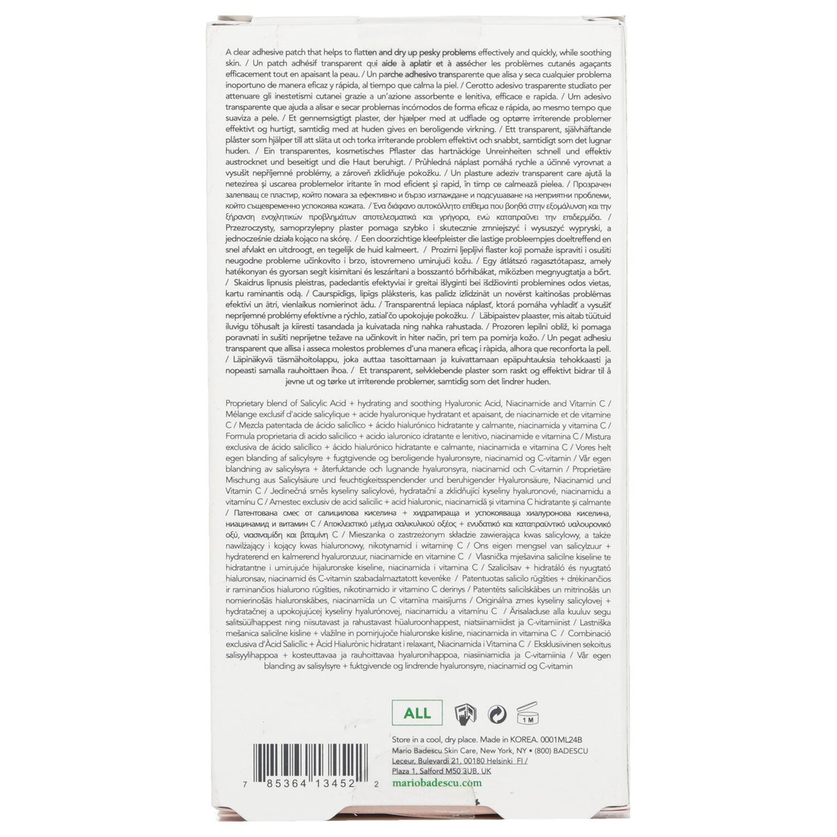 Mario Badescu - Drying Patch - For All Skin Types  - 60patches