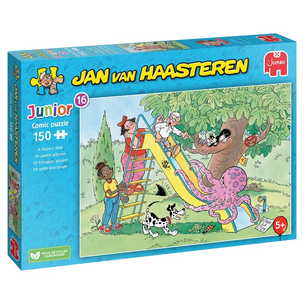 Jumbo Jan van Haasteren Junior 16 - Slippery Slide 150 Piece - Jigsaw Puzzle