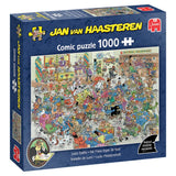 Jumbo Jan van Haasteren - Ludo Battle 1000 Piece - Jigsaw Puzzle