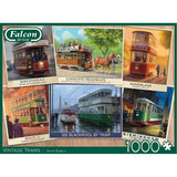 Puzzle - Jumbo - Vintage Trams 1000Pc