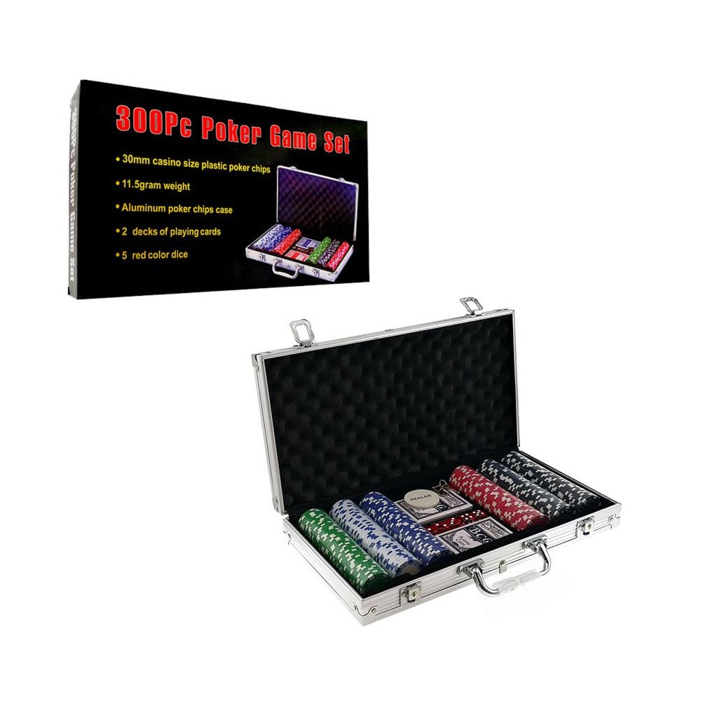 Poker Set 300 Piece 11.5mm Aluminium