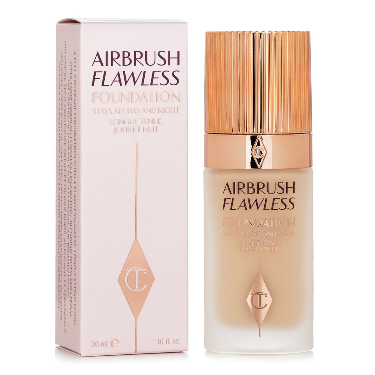 Charlotte Tilbury - Airbrush Flawless Foundation - # 4 Warm  - 30ml/1oz