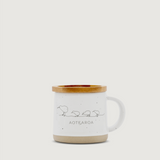 Moana Road - Kiwi Ceramic Espresso Mug - Stone