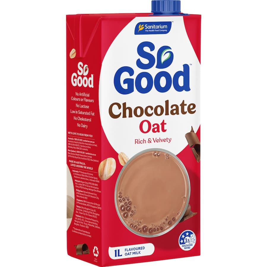 Sanitarium So Good Oat Milk Chocolate Carton 1L